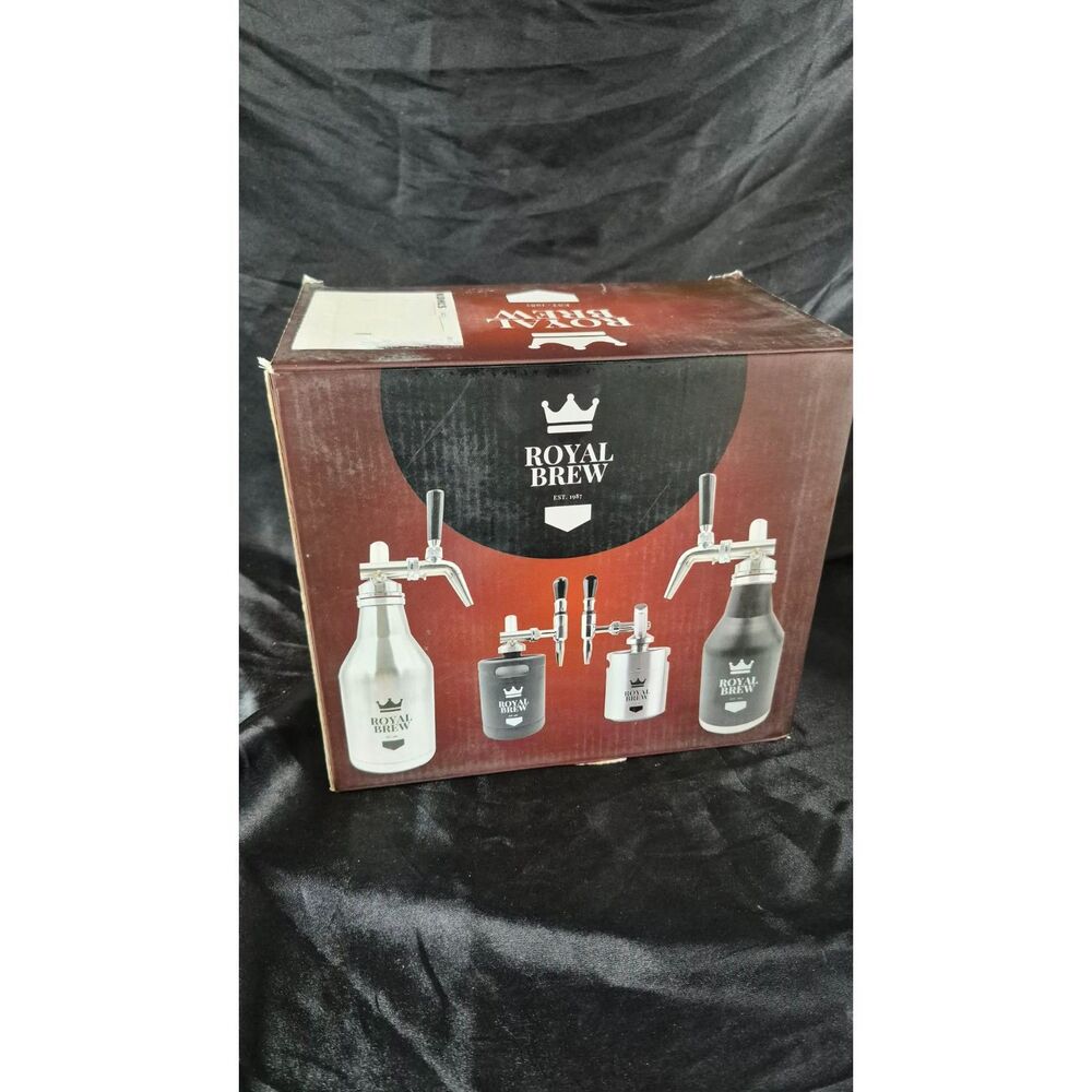 Royal Brew Nitro Cold Brew Coffee Maker Keg System Home Dispenser Open Box